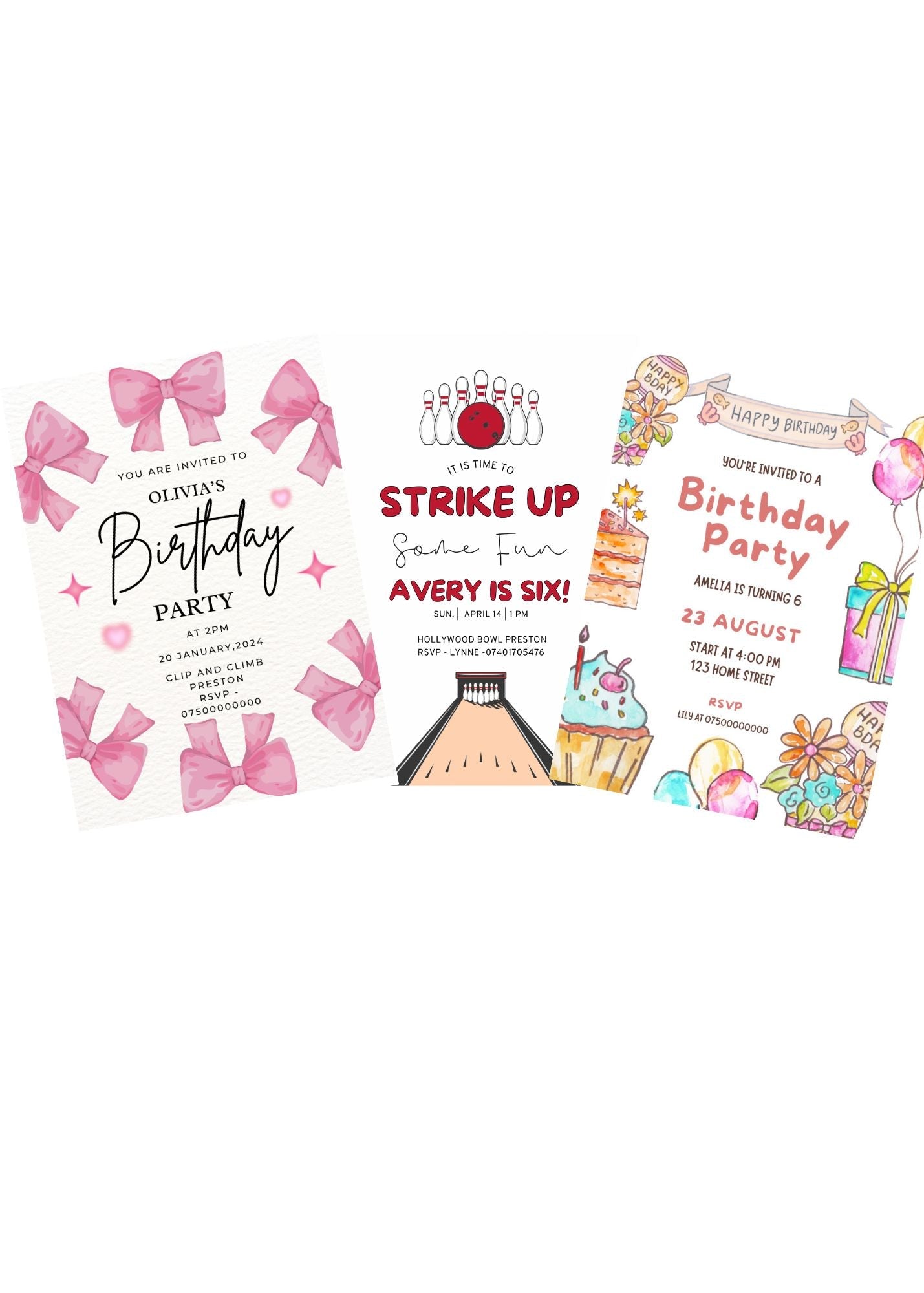 Children's Party Invitations